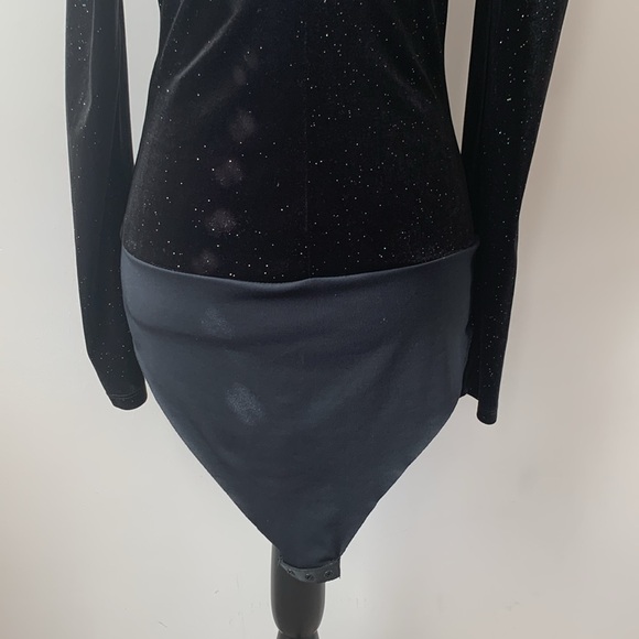 Zara Sparkly Velvet Bodysuit - Picture 10 of 13